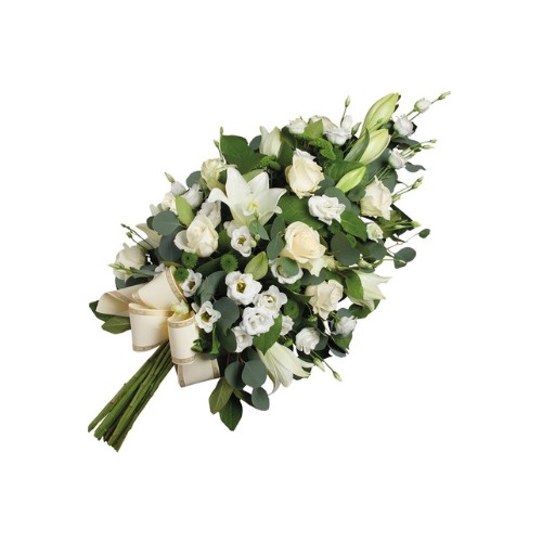 GERBE DE FLEURS DEUIL MARCELLUS